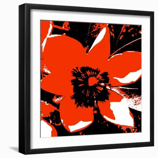 Blooming Red Hot-Herb Dickinson-Framed Photographic Print