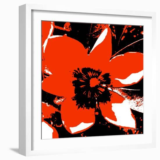 Blooming Red Hot-Herb Dickinson-Framed Photographic Print