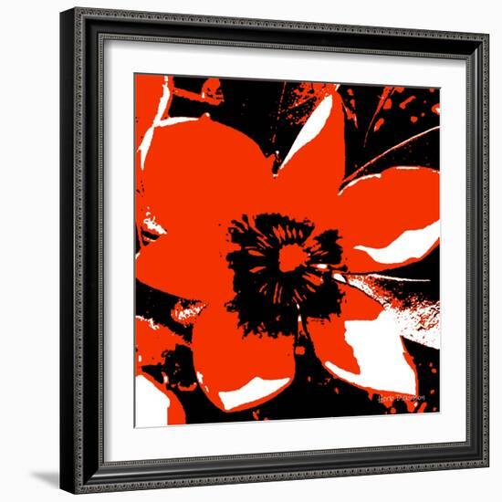 Blooming Red Hot-Herb Dickinson-Framed Photographic Print