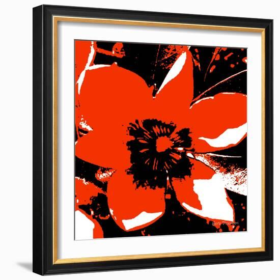 Blooming Red Hot-Herb Dickinson-Framed Photographic Print