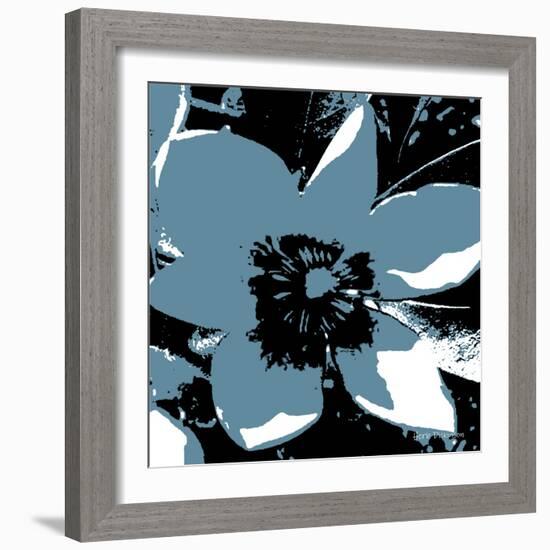 Blooming Slate Blue-Herb Dickinson-Framed Photographic Print
