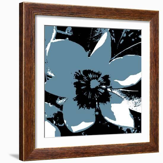 Blooming Slate Blue-Herb Dickinson-Framed Photographic Print