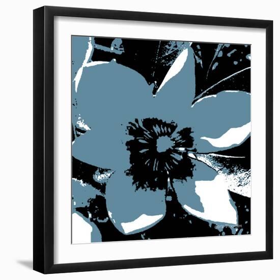 Blooming Slate Blue-Herb Dickinson-Framed Photographic Print