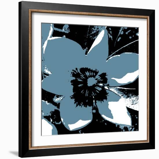 Blooming Slate Blue-Herb Dickinson-Framed Photographic Print