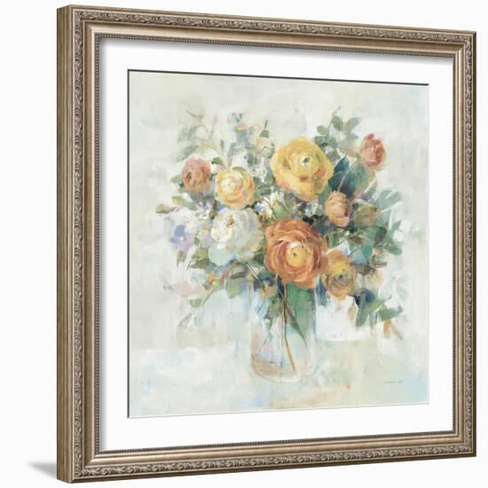 Blooming Splendor I Neutral-Danhui Nai-Framed Art Print