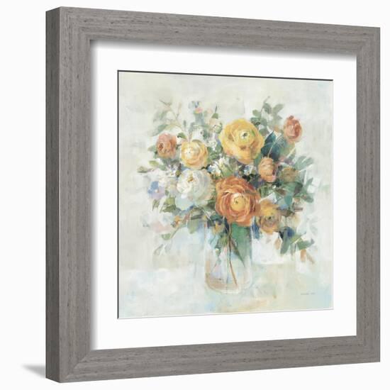 Blooming Splendor I Neutral-Danhui Nai-Framed Art Print