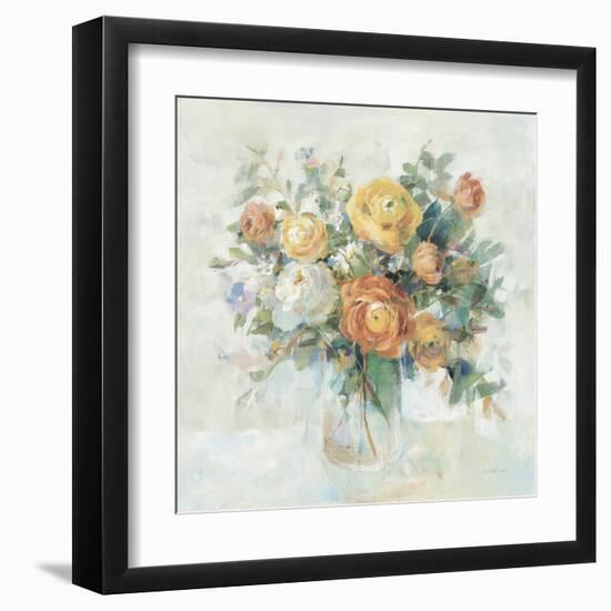 Blooming Splendor I Neutral-Danhui Nai-Framed Art Print