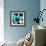 Blooming Turquoise-Herb Dickinson-Framed Photographic Print displayed on a wall