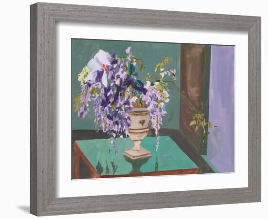 Blooming Wisteria II-Melissa Wang-Framed Art Print