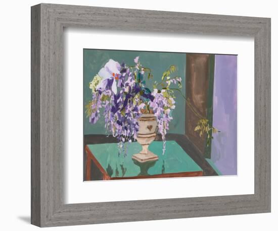 Blooming Wisteria II-Melissa Wang-Framed Premium Giclee Print