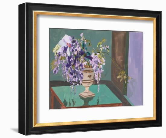 Blooming Wisteria II-Melissa Wang-Framed Premium Giclee Print