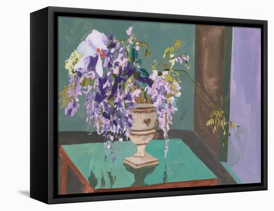 Blooming Wisteria II-Melissa Wang-Framed Stretched Canvas