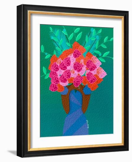 Blooming-Lorintheory-Framed Art Print