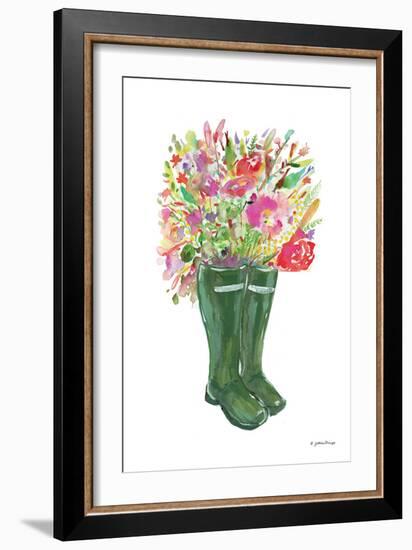 Blooms and Boots-Jessica Mingo-Framed Art Print