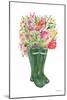 Blooms and Boots-Jessica Mingo-Mounted Art Print