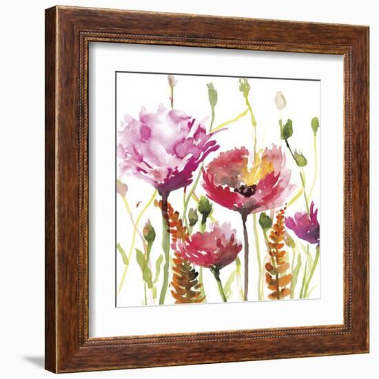 Blooms and Buds-Rebecca Meyers-Framed Art Print