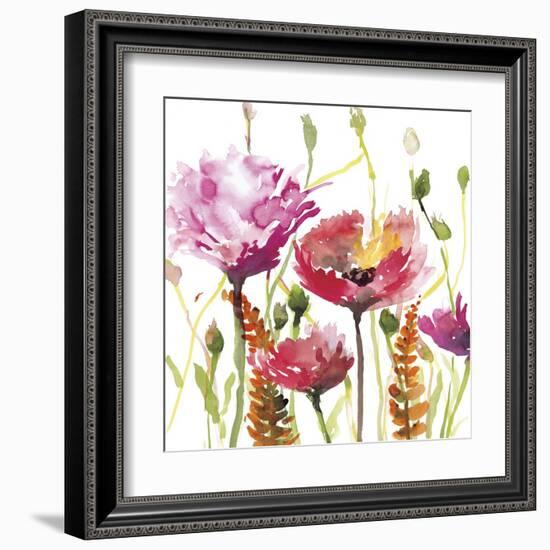 Blooms and Buds-Rebecca Meyers-Framed Art Print