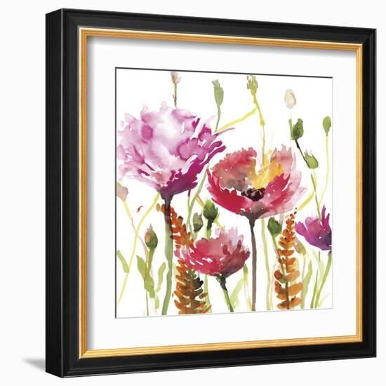 Blooms and Buds-Rebecca Meyers-Framed Art Print