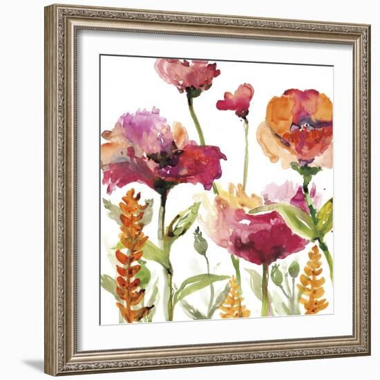 Blooms and Greens-Rebecca Meyers-Framed Giclee Print