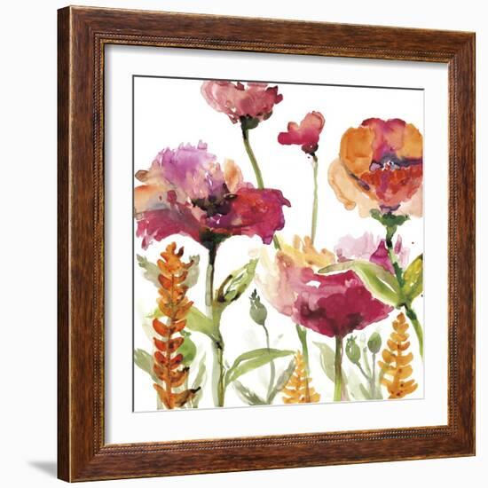 Blooms and Greens-Rebecca Meyers-Framed Giclee Print