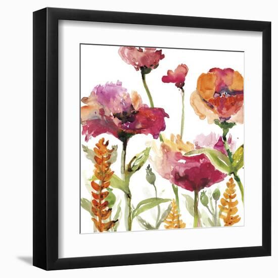 Blooms and Greens-Rebecca Meyers-Framed Art Print