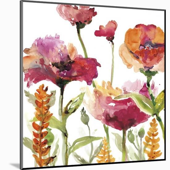 Blooms and Greens-Rebecca Meyers-Mounted Art Print