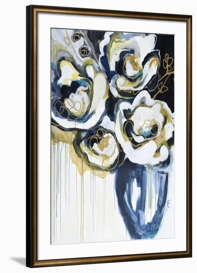 Blooms In Blue-Angela Maritz-Framed Giclee Print