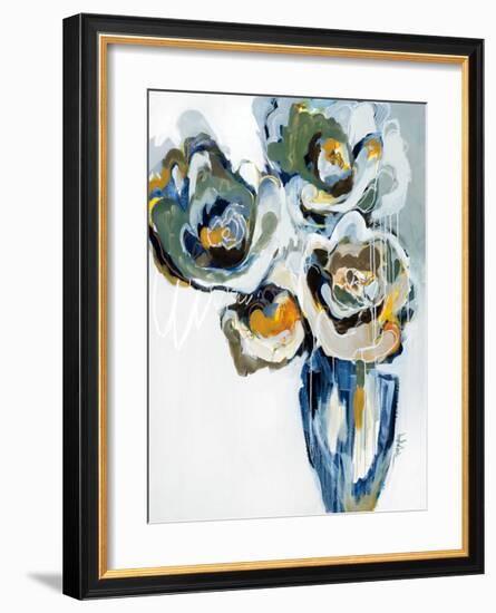 Blooms of Earl Gray-Angela Maritz-Framed Art Print