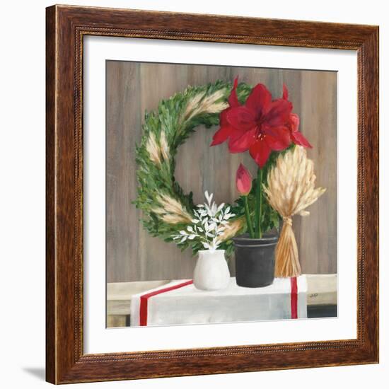 Blooms of the Season Dark-Julia Purinton-Framed Art Print