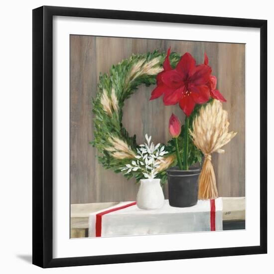 Blooms of the Season Dark-Julia Purinton-Framed Art Print