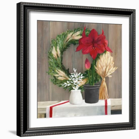 Blooms of the Season Dark-Julia Purinton-Framed Art Print