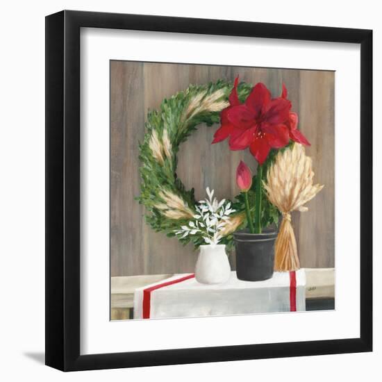 Blooms of the Season Dark-Julia Purinton-Framed Art Print