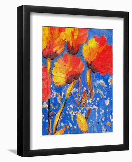 Bloomtime One-Ruth Palmer-Framed Art Print