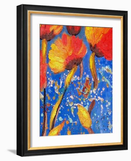 Bloomtime Two-Ruth Palmer-Framed Art Print