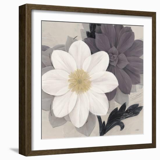 Blossom and Succulent White-Ivo Stoyanov-Framed Art Print