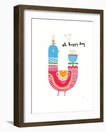 Blossom Birds I-Melissa Averinos-Framed Art Print