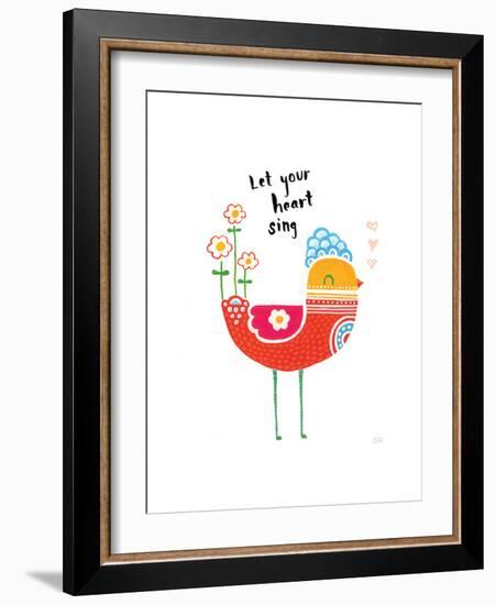 Blossom Birds III-Melissa Averinos-Framed Art Print