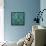 Blossom Blues-Daphne Brissonnet-Framed Stretched Canvas displayed on a wall