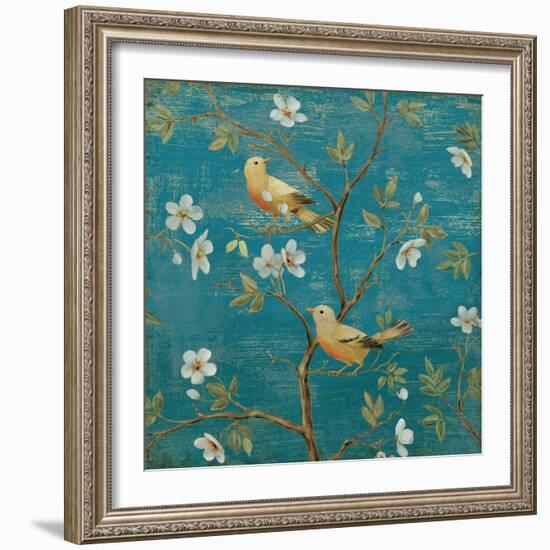 Blossom Blues-Daphne Brissonnet-Framed Art Print