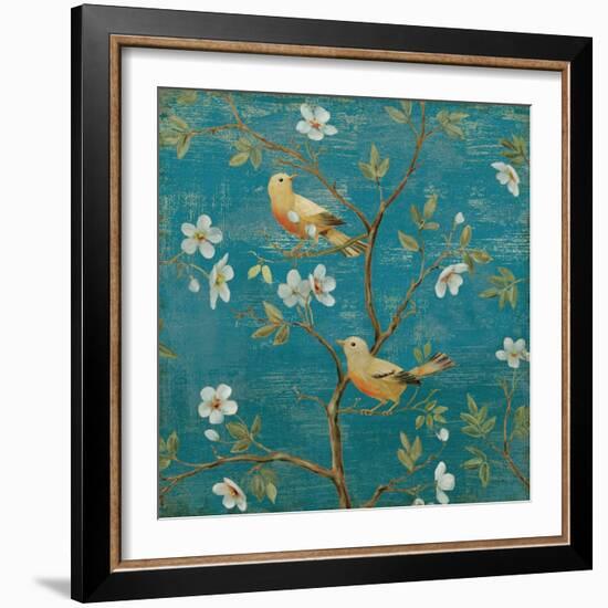 Blossom Blues-Daphne Brissonnet-Framed Art Print