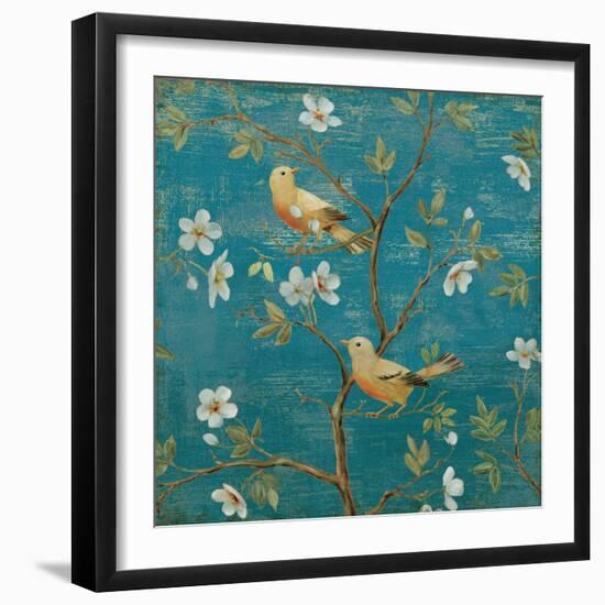 Blossom Blues-Daphne Brissonnet-Framed Art Print