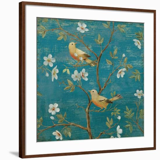 Blossom Blues-Daphne Brissonnet-Framed Art Print