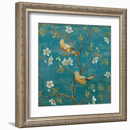 Blossom Blues-Daphne Brissonnet-Framed Art Print