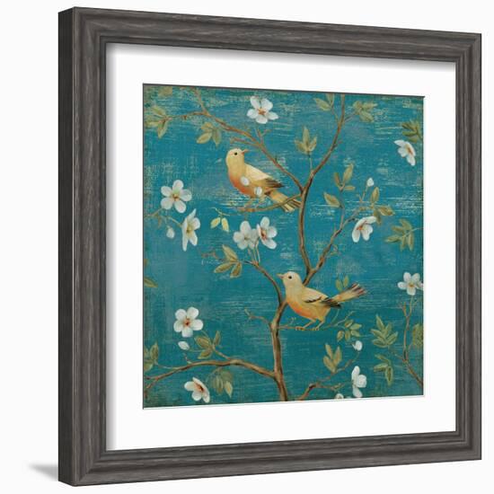 Blossom Blues-Daphne Brissonnet-Framed Art Print