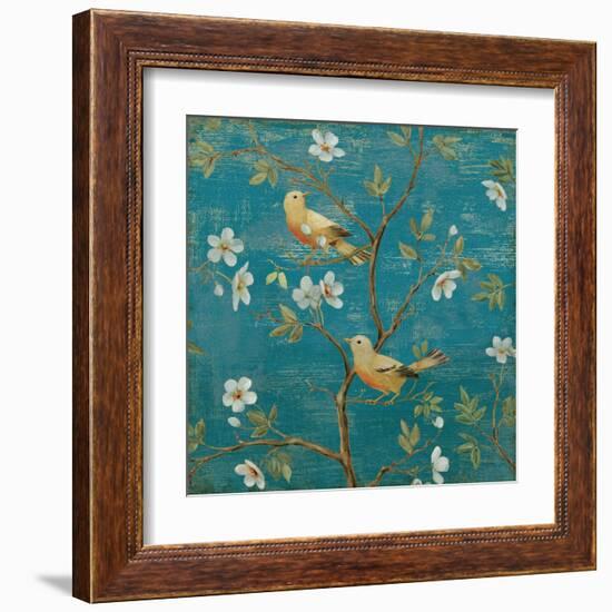 Blossom Blues-Daphne Brissonnet-Framed Art Print