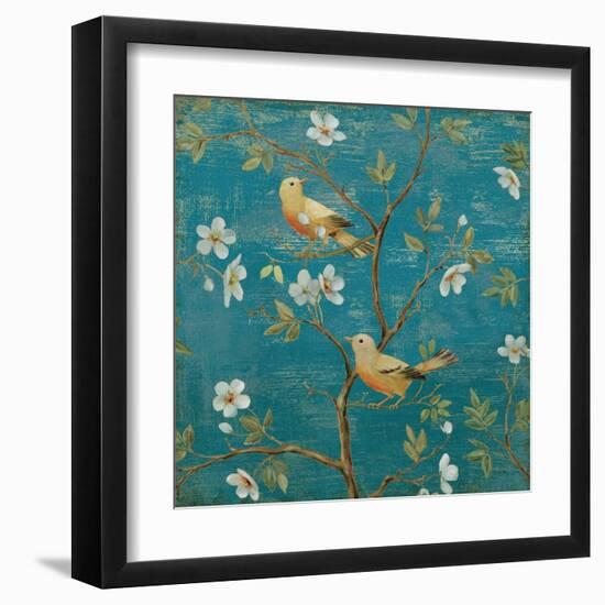 Blossom Blues-Daphne Brissonnet-Framed Art Print