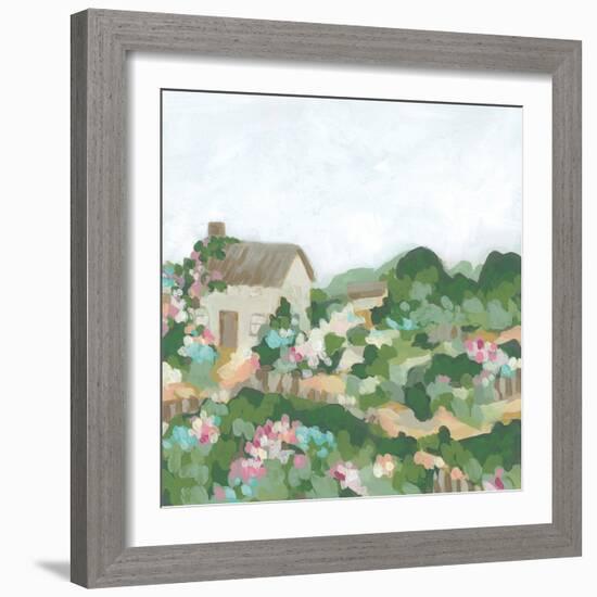 Blossom Cottage I-June Vess-Framed Art Print