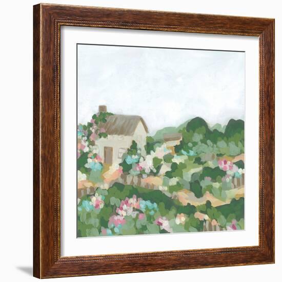 Blossom Cottage I-June Vess-Framed Art Print