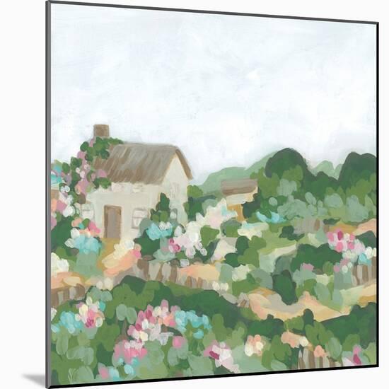 Blossom Cottage I-June Vess-Mounted Art Print