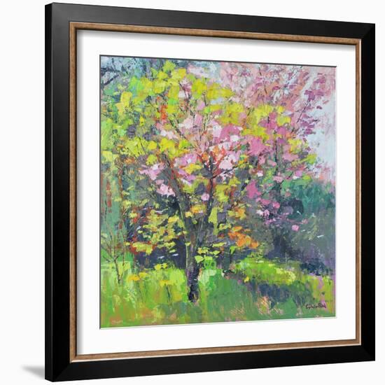 Blossom Delight, 2019 (Oil)-Sylvia Paul-Framed Giclee Print